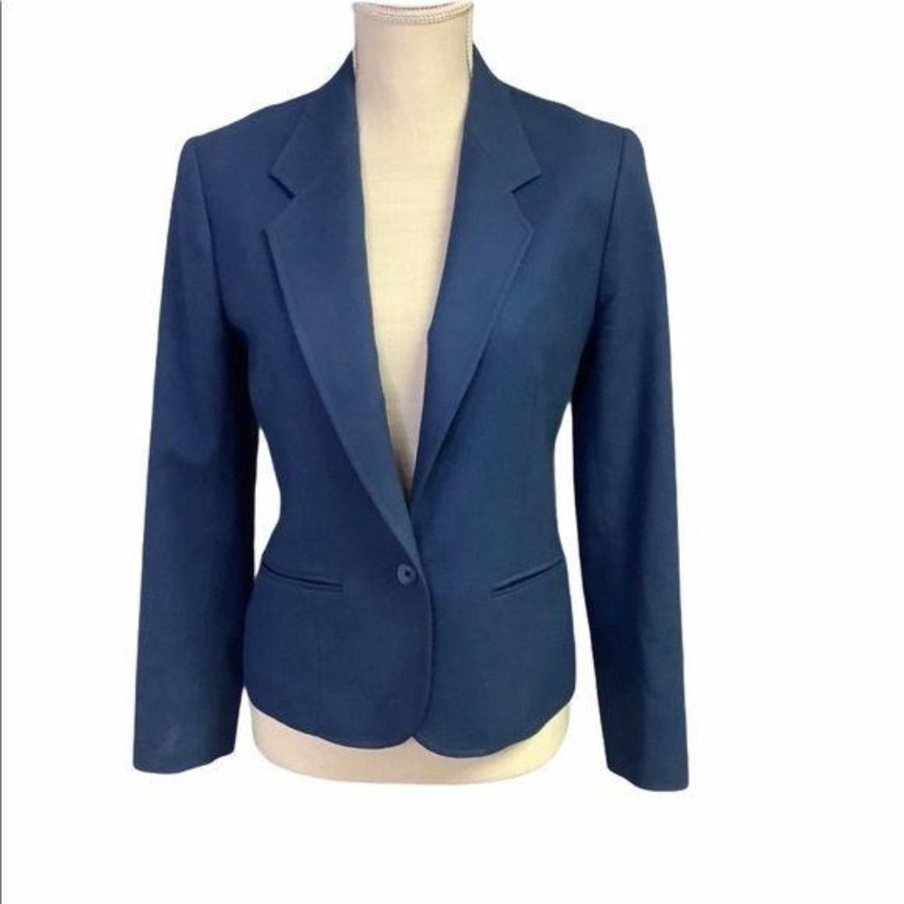 Vintage 90s Pendleton Wool Single Button Blazer M… - image 1